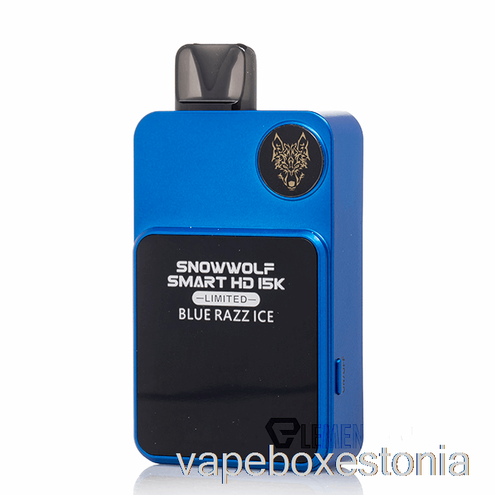 Vape Box Estonia Snowwolf Smart Hd 15k Limiteeritud ühekordne Sinine Razz Jää